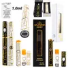 Glass California Honey Disponable Empty Vapes laddningsbara 280mAh 1,0 ml förångare 10 Stammar i lager 2000st