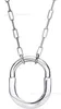 Designer Tiffay och CO Large Medium Lock Halsband U-formad parstil Avancerad designkänsla