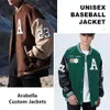 Hurtownia puste Letterman Varsity Jacki Custom Bomber College University Green Baseball Kurtka dla mężczyzn 23