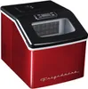 frigidaire efic452ssred xl maker makes 40 lbsof clear square ice cubes a day stainless red steel2554981