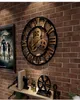 Horloge murale à engrenages industriels, horloge murale décorative rétro en métal, Style industriel, décoration de salle, décor artistique mural Y2001096361119