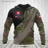 Hoodies voor heren Sweatshirts met aangepaste naam Slowakije Camo Skull-patroon Hoodies Mode-sweatshirts voor heren en dames Winter Casual kleding Oversized streetwear L240315