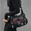Y2K Vintage Women Crossbody Bag Leather Shoulder Bags tote Womens Hip hop Messenger Bag Y2k Tote Handbags For Felmale 240223