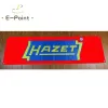 Аксессуары 130GSM 150D Материал Hazet Banner 1,5 фута * 5 футов (45*150 см) Размер для домашнего флага Крытый уличный декор yhx199