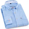 Casual overhemden voor heren Heren Klassiek katoen-linnen met lange mouwen Japanse stijl Comfortabel ademend Mode Slank button-down gewassen