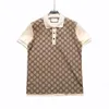 Abiti estivi di marca Camicie firmate Polo casual da uomo Moda Snake Bee Stampa T-shirt ricamata Polo da uomo High Street