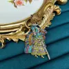 Broches de alta qualidade moda vintage broche de luxo para mulheres