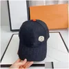 Ball Caps Designer Baseball Fashion Brand Letter Hat Ladies Adjustable Base Cap Couple Street Style Drop Delivery Accessories Hats Sca Otwdx