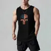 Débardeurs pour hommes Hommes Crâne Imprimé Gym T-shirt sans manches Vêtements d'été Basketball Fitness Séchage rapide Singlets Gilet