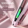 Mini Professional 2 In 1 Portable Hair Straightener Wireless curling iron Hair Curler Hair straighteners Hair iron 240306