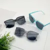 Nouvelle version coréenne de véritables lunettes de soleil pour enfants Rice Nail pour garçons et filles, photographie de rue, lunettes de soleil à la mode, protection solaire UV, tendance des lunettes