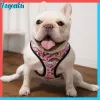 Harnesses Pink Unicorn Small Dog Harness No Pull Dog Vest Harnesses for Medium Small Dogs Harness Leash Set Pets Puppy French Bulldog Pug