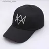 Ball Caps Solid Color Baseball Caps Mężczyźni Kobiety Cosplay Dog Snapback Hip Hop Cap Kapita Summer jesienna Unisex Golf Trucker Hat Casual Gorasy240315