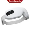 4D Smart Eye Massager Vibrazione wireless Strumento per la cura degli occhi Comprimere Bluetooth Occhiali per il massaggio degli occhi Custodia per la fatica Rughe 240313