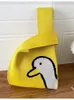 Sac à main en forme de canard jaune tricoté pour femmes, joli sac à main à la mode, assorti avec tout, personnalisé et décontracté, nouvelle collection