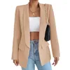 Abiti da donna Chic Office Lady Blazer Cappotti Primavera Autunno Top femminili Street Trend Capispalla da donna Blazer per giacca da donna Abbigliamento