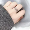Cluster Ringen Thaise Zilveren Mode Hexagram Open Voor Vrouwen Meisjes Holle Davidster Chanukah Joodse Verstelbare Vintage Ring Mannelijke Geschenken