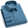 Men's Casual Shirts Plus Size Printing Long-sleeve For Men Vintage Slim Fit Formal Plain Shirt Designer Clothes Items