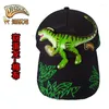 Berretti Cappello da bambino Dinosauro 3D Rete per bambini Cappello da bambino in rete da sole
