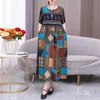 SUROL SUTERS SUNDRESS 2023 Casual Short Rleeve Sukienka Vestidos żeńska szata nadmierne bohemijskie sukienki 240306