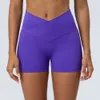 Lu Align Limão Cruz Verão Ginásio Cintura Alta Esportes Fiess Ciclismo Shorts Mulheres Sem Costura Plus Size Scrunch Apertado Legging Curta Yoga Wear Jogg