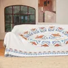 Filtar 1pc 180x230cm hem bohemisk etnisk stil filt utomhus camping bärbar multi funktionell utsökt jacquard