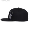 Czapki piłki haft palców bawełniany czapka bawełniana na świeżym powietrzu sporty czapki golfowe Hip Hop Snapback Hats Hatture Hat Gorasy240315