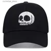 Ball Caps Snap Backpack Hat for Men Skull Hat Snapback Hats Flat Bill Baseball Cap Adjustable Skeleton Hand BlackY240315