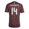 حجم 3XL 24 25 Mexico Soccer Jerseys Copa Player Fans 1985 Retro Kit Shirt Red White Soccer Dorts Chicharito Lozano 2024 2025 Men Kids Sets Usiform 1998