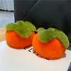 Gerçek Tavşan Kürk Persimmon Keychain Pompom Top Çanta Charm Knape Anahtar Çanta Kolye Çocuk Hediyesi