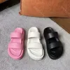 النعال غير الرسمية أحذية نسائية شرائح صندل ناعم جلد مريح matsuke سميكة منصة منصة moccasins scuffs الشاطئ