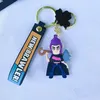 New Wilderness Battle Story Cartoon Keychain Cute Creative Keychains Doll Pendant Decoration Toy 2024