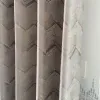 Gordijnen Nieuwe Lichte Luxe Mode Highend Gordijnen voor Woonkamer Eetkamer Slaapkamer Gouden Jacquard Minimalistische Stijl Mechanisme Gordijn