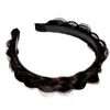 Fishbone trançado headbands cabelo sintético trançado argola de cabelo para mulheres meninas estilo de cabelo peruca fishbone torção faixa de cabelo acessórios de cabelo