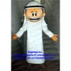 Mascot Costumes Arabic Arab People Arabian Man Mascot Costume Adult Cartoon Character Props for Performance Affection Expression Zx1205