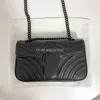 7A Luksusowy designerski kamera torba na ramię czarny sprzęt klasyczny W wzór torebki miękkie, oryginalne skórzane torby krzyżowe effini hurtowe