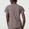 Lu Align Lemon Yoga T-shirt estiva manica corta da donna girocollo palestra running top allentato traspirante camicia da allenamento ad asciugatura rapida abbigliamento sportivo femminile