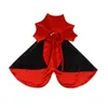 Vêtements pour chiens Halloween Cape pour animaux de compagnie Mignon Costume de chat de vacances Chaton Vampire Cosplay Fournitures respirantes confortables