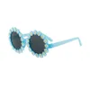 Детские солнцезащитные очки с милыми цветочками для девочек, пляжные прогулки, зонтики, модные детские очки в возрасте от 1 до 6 лет.
