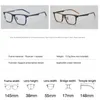 Zonnebrilmonturen Hoogwaardig brilmontuur Titaniumacetaat Klassiek vierkant ontwerp Gestreepte kleur Bijziendheid Brillen op sterkte