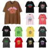 Sp5der T-Shirt Männer Frauen Designer T-Shirt Streetwear Hiphop Modemarke Spinnennetz Briefdruck Kurzarm Herren Baumwolle Sommerkleidung Bekleidung Mans 696