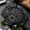 2020 Top Luxe Merk Sanda Heren Horloge Mannen Sport Horloges Multifunctionele Shock Digitale Militaire Horloges Mannelijke Klok Reloj hombr2604