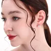 2 -karatowe kolczyki stadnina 80 mm d dla kobiet drobna biżuteria z GRA 100% 925 Sterling Sliver Diamond Ear Studs 240227