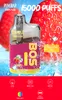 Heißer Verkauf Rum Bar Puff 15k Vaper Einweg-Puff Granatapfelspule 15 Geschmacksrichtungen 2% 5% 0%
