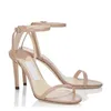 Sandali alla caviglia in pelle Scarpe da donna Tacchi alti Sexy Lady Party Abito da sposa Sandali gladiatore