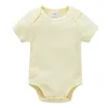 Hochwertiger Baby-Overall für Jungen, einfarbig, eng anliegender Anzug für Mädchen, rosafarbener einfarbiger Overall, ein Babyprodukt, 0–24 Monate, 240315