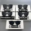 GM Sunglasses Mirror Women Men Designer Oversized Frame Elegant Sun Glasses With Box7PE9