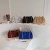 Torby na ramię Diamentowe torebki TOTE Studded Cears Dinner Bor dla damskiej lekka torebka torebki pojedyncze ramię Crossbody łańcuch 240311