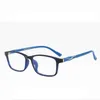 New blue proof flat lens student fashion decorative glasses box classic flat lens 013