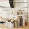 Kitchen Storage Under Sink Rack 2-Layer Shelf Cabinet Organizer Multi-Functional Bathroom Cosmetic